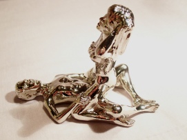 erotic gold or chrome plated